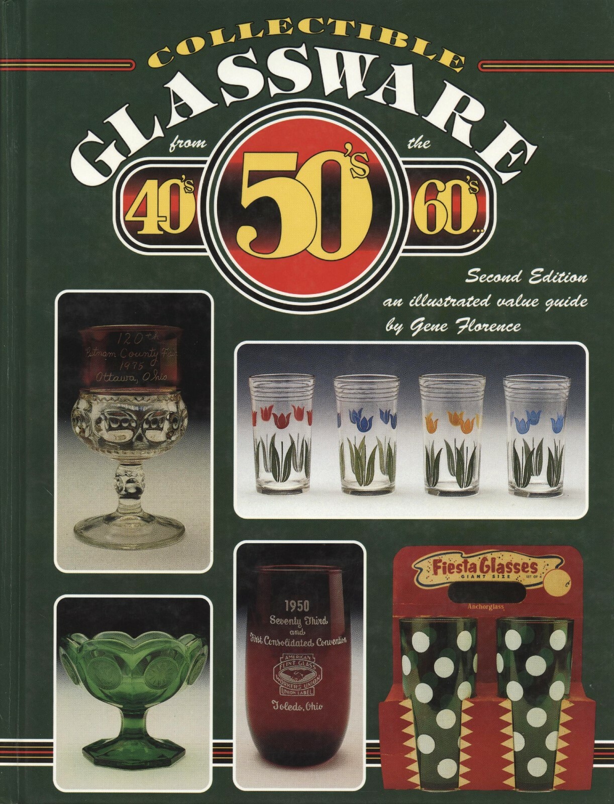 Vintage 40s-50s-60s Glassware - Types Makers Dates / Illustrated Book + Values