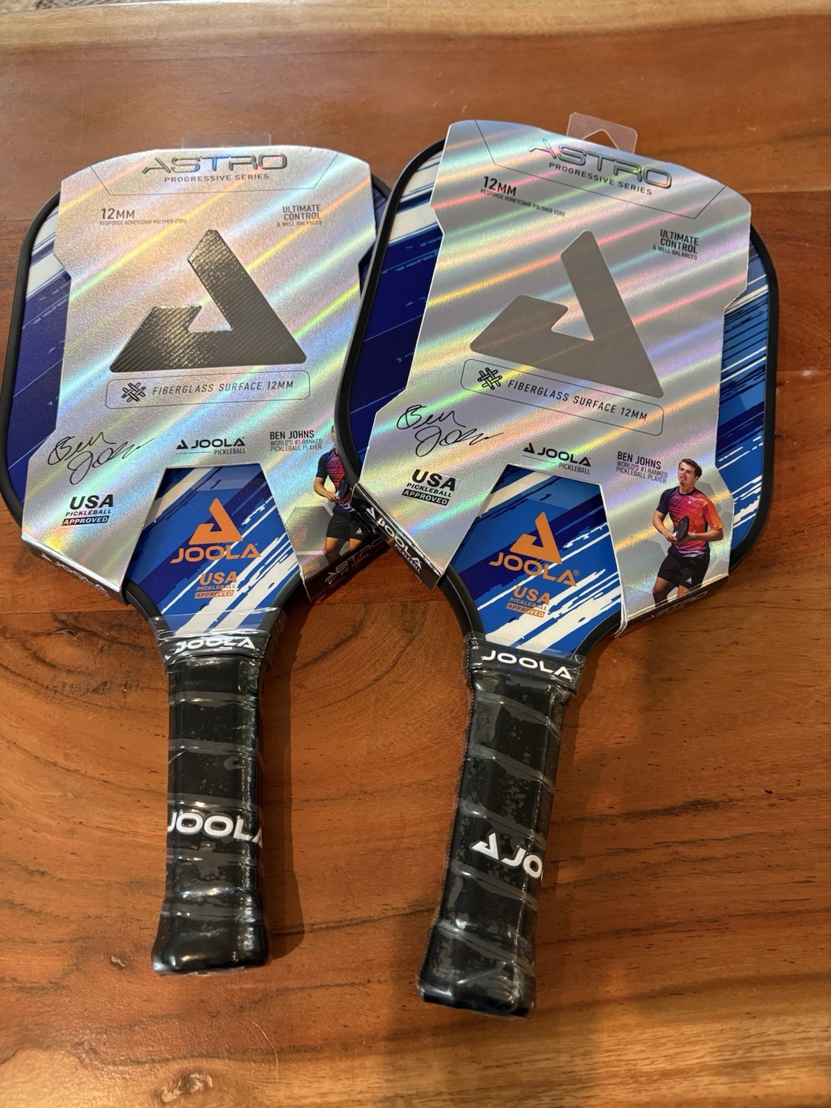 JOOLA Ben Johns Astro Progressive Series 12mm Pickleball Paddle Lot Of 2