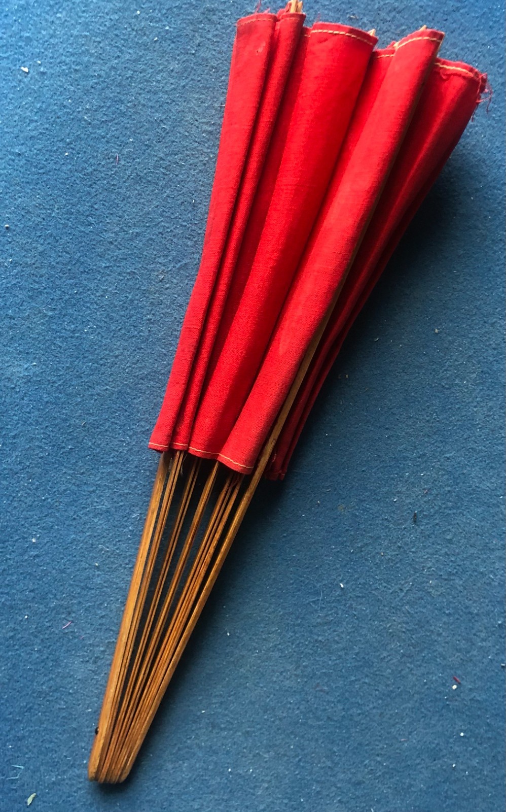 Vintage Magic Trick  Comedy Break Away Fan Bamboo Ribs