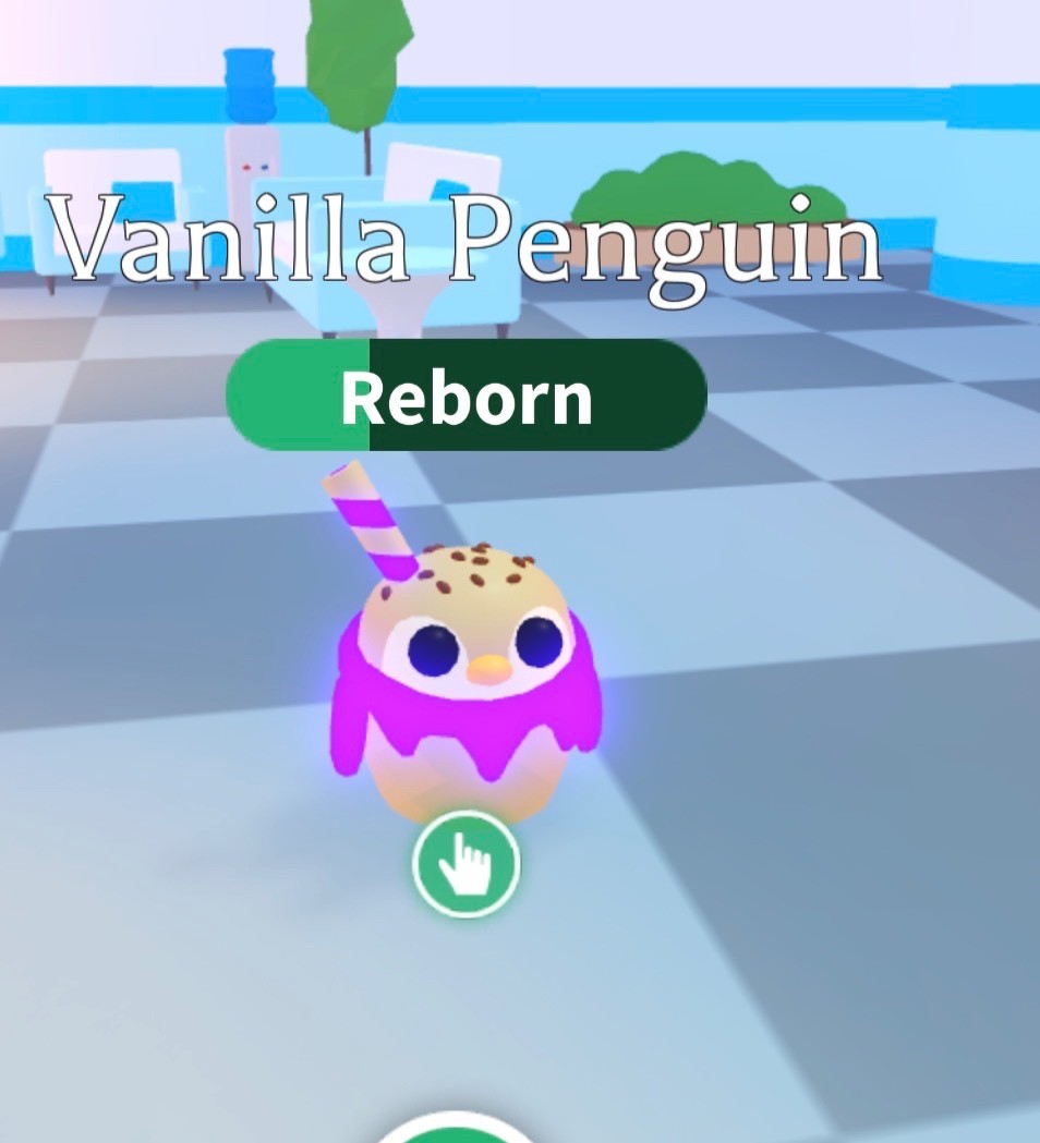 Neon Vanilla Penguin  (Adopt Me)