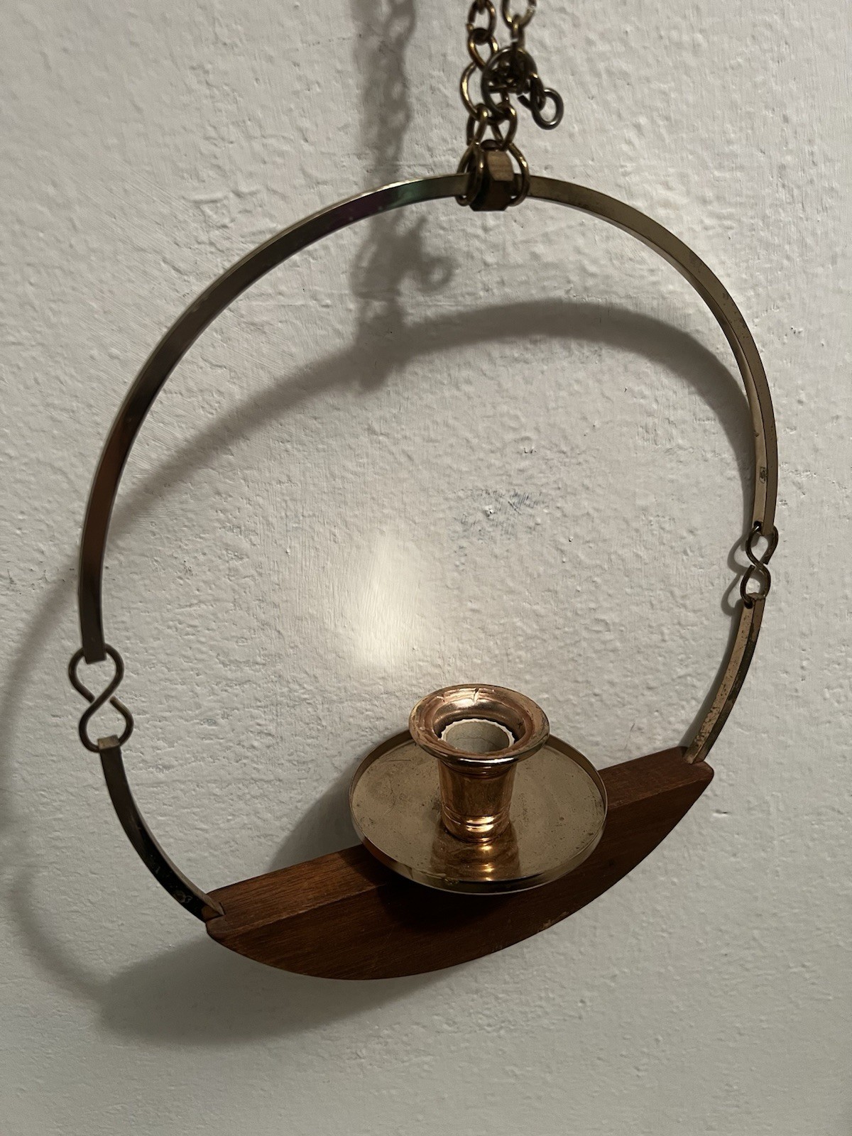 True Vintage MCM Mid Century Modern Hanging Candleholder MCM