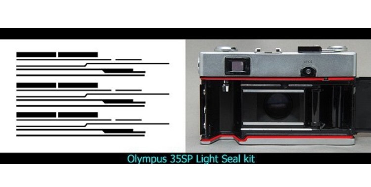 Olympus 35SP Light Seal 3pcs Kit replace Sponge Film Camera Adhesive From Japan