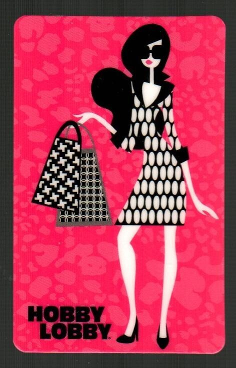 HOBBY LOBBY Fashionable Shopper ( 2012 ) Gift Card ( $0 )