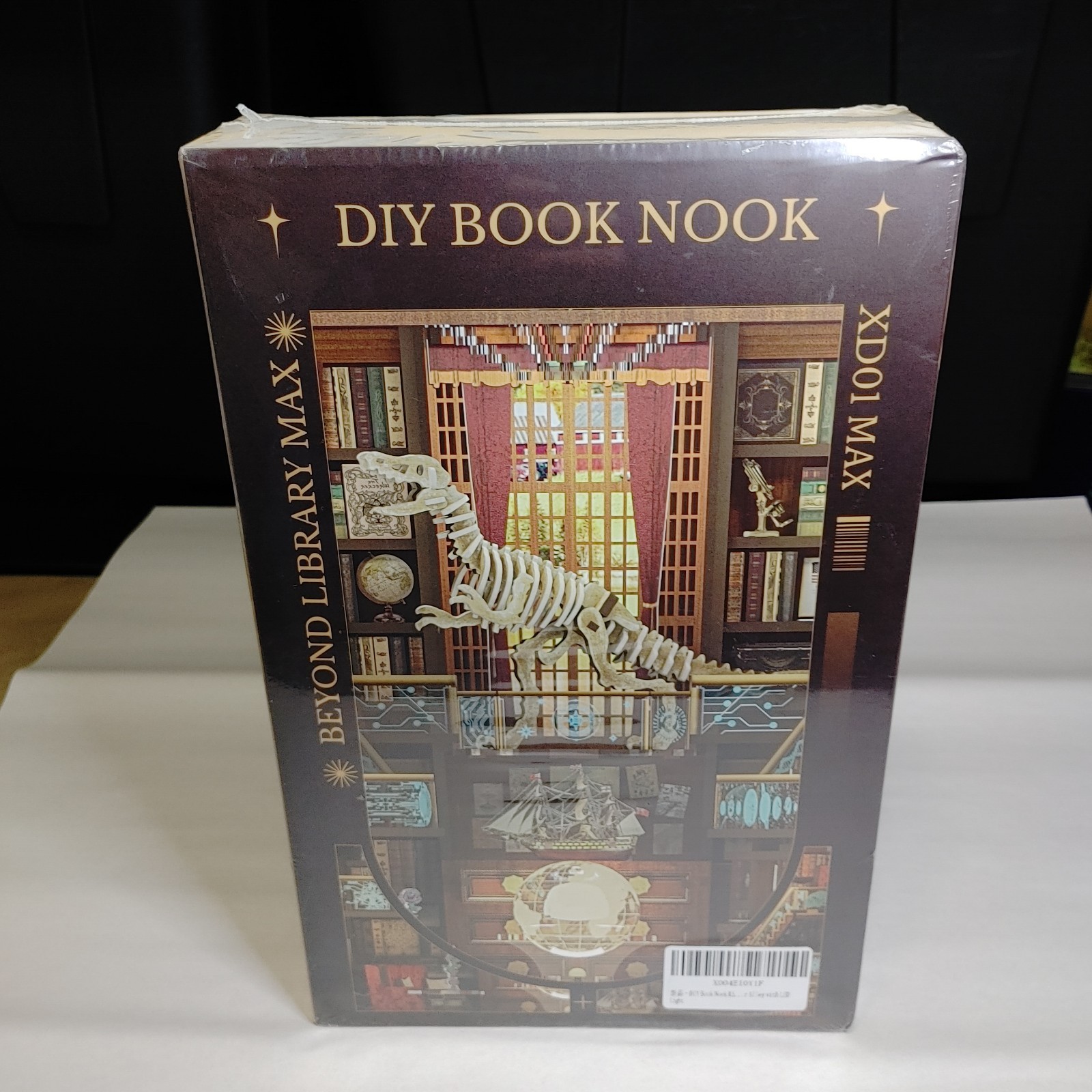 DIY Book Nook Beyond Library Max LED Light 3D Wooden Puzzle (Package Ware)