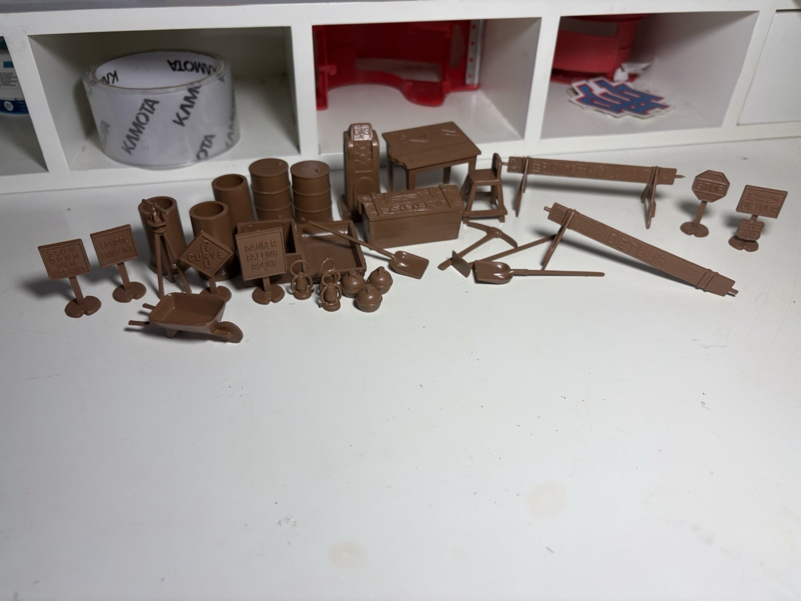 Marx Construction Playset Accessories