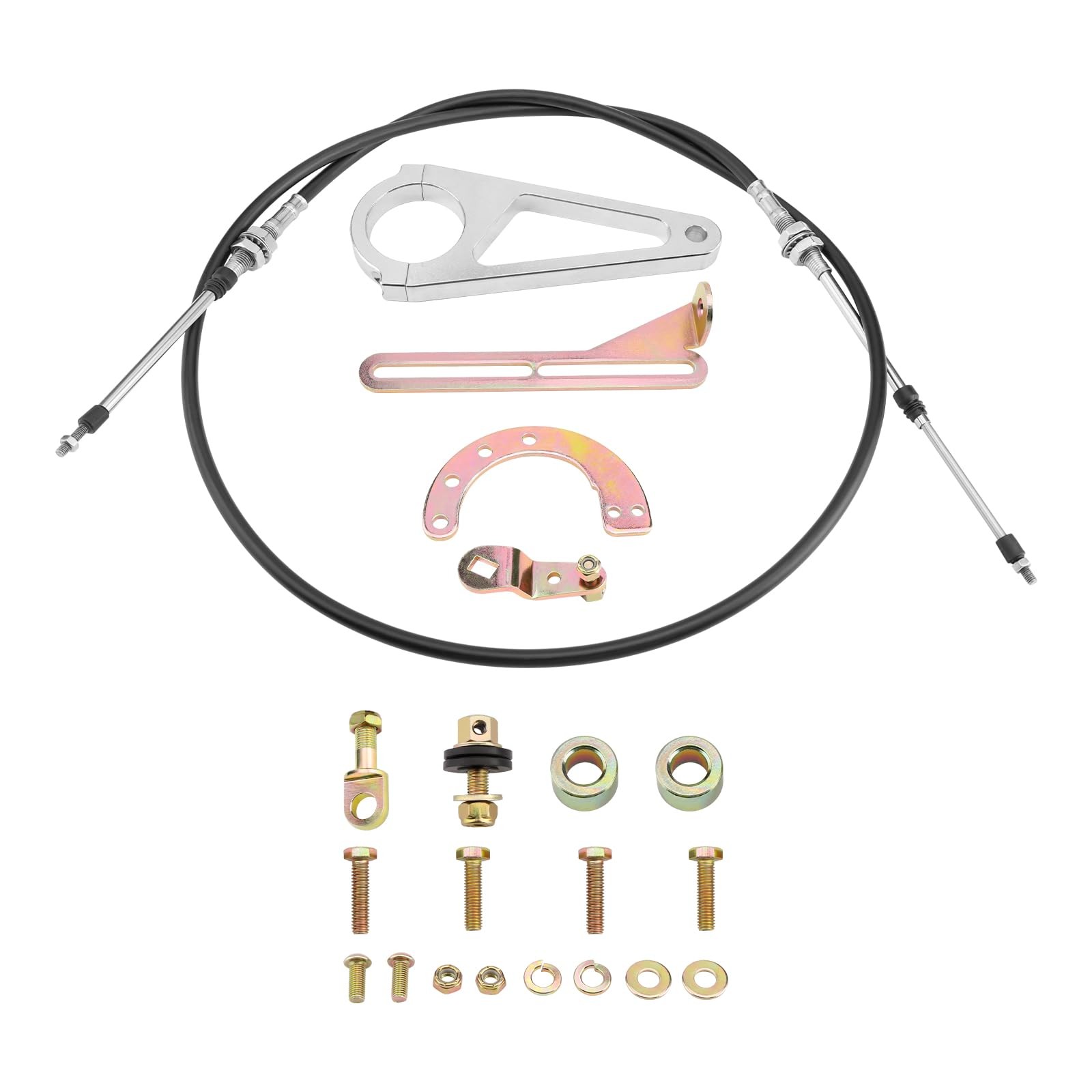 2" Aftermarket Column Adjustable Shift Linkage Kit Compatible with 1-1/2", 2"...