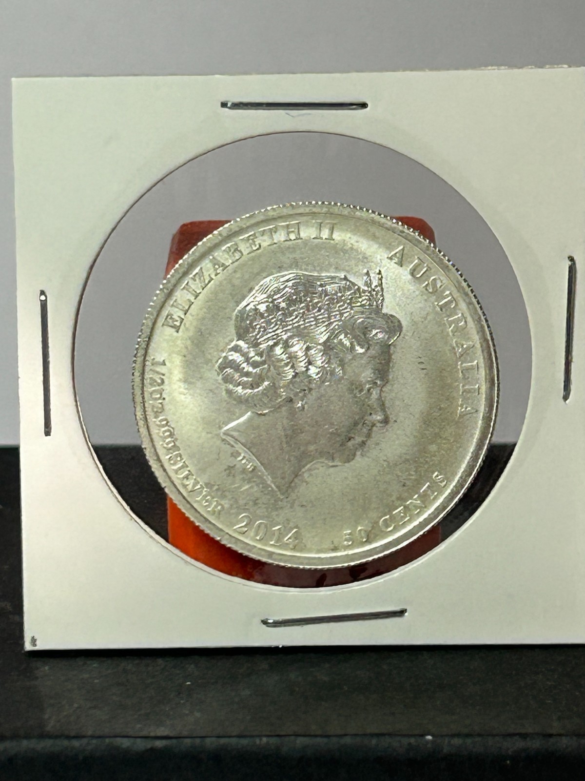 2014 Battle of the Coral Sea 1/2 oz .999 Fine Silver Australia 50 Cents WWII