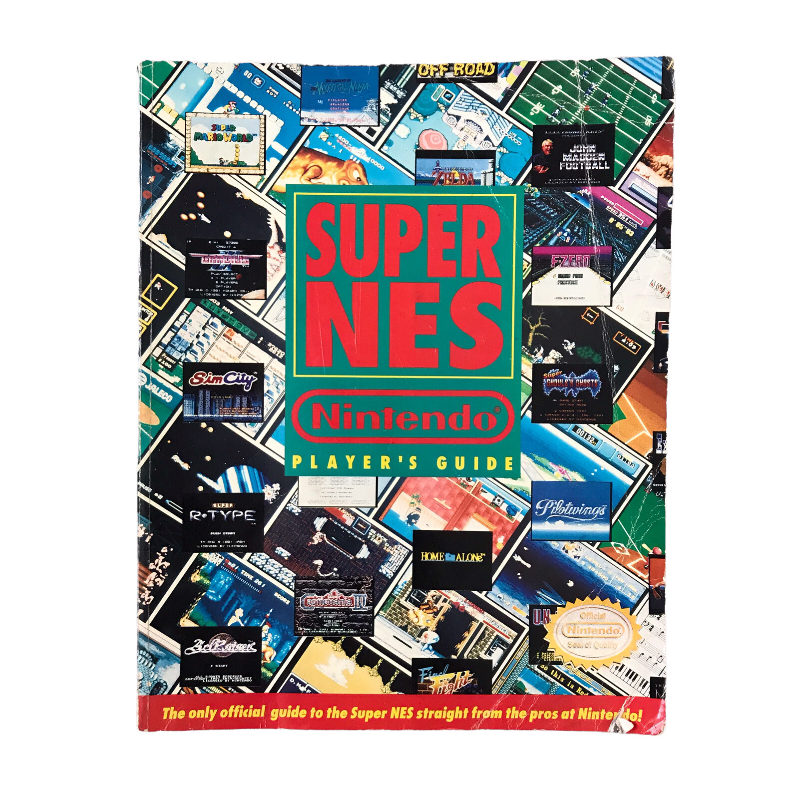 Super NES Nintendo Player's Guide Strategy Video Game Vintage 1992 Paperback