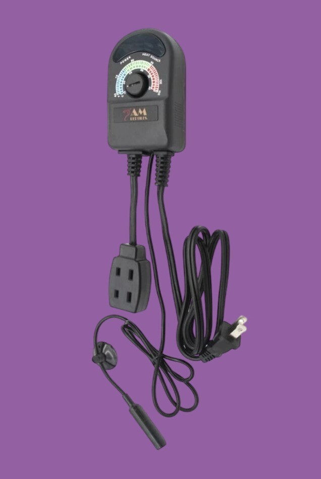 AM Reptiles Terrarium Temperature Controller Probe & Safety Shutoff At 110F