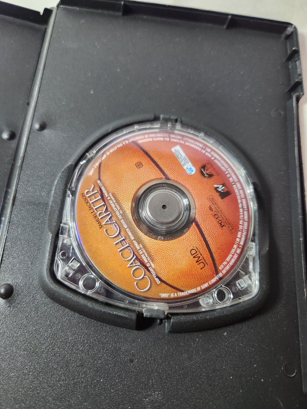 Coach Carter UMD Video PSP PlayStation Portable Disc Only Tested & Works