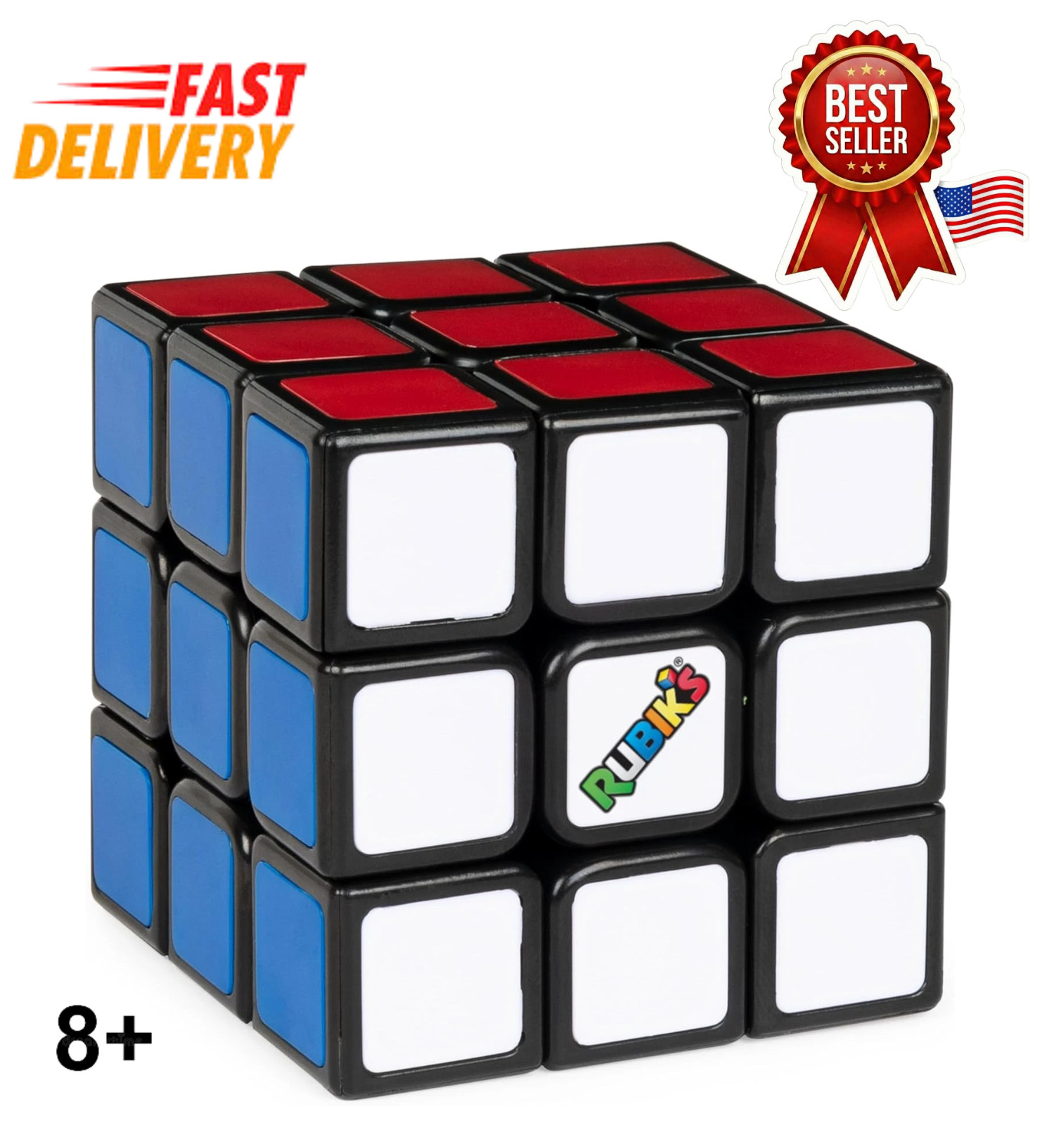 Rubik's Cube The Original 3x3 Rubiks Cube Toy Puzzle Spin Master Games Ages 8+