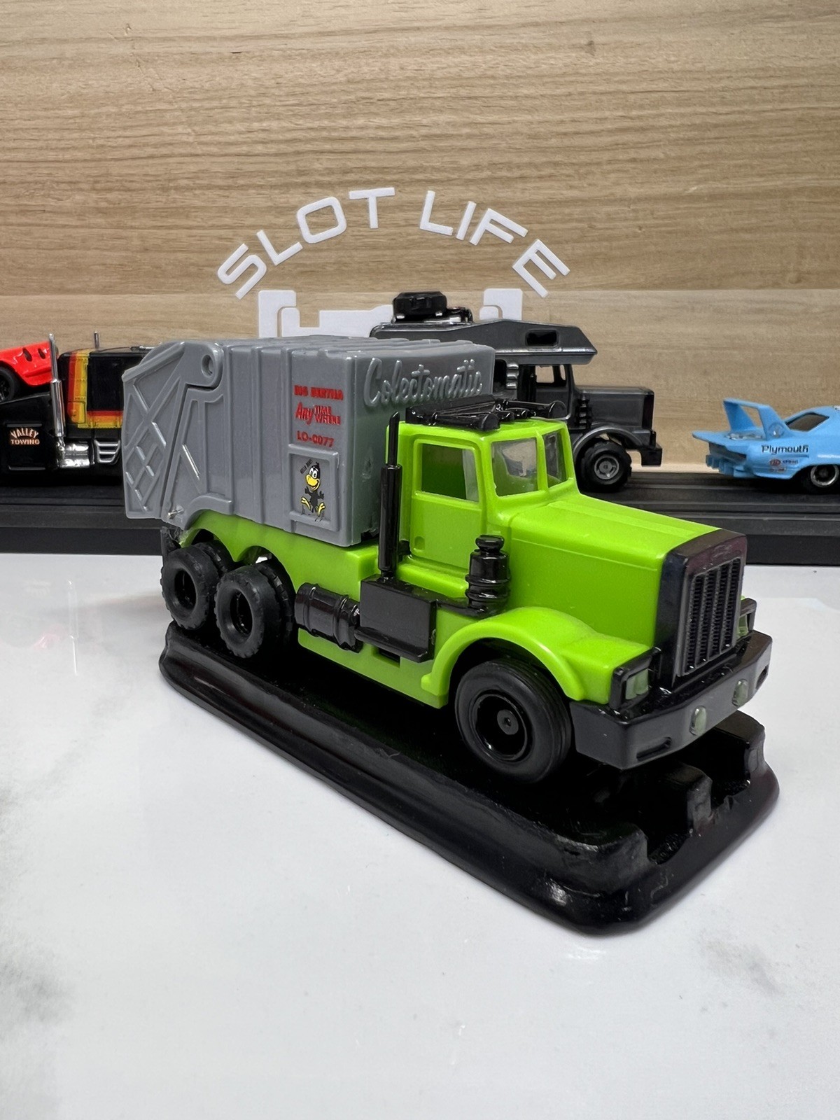 Nice Vintage Tyco US1 Slot Car Custom Peterbilt Garbage Truck Big Bertha