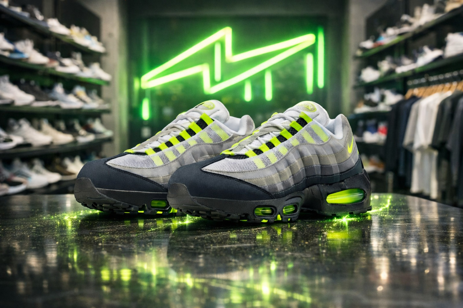 Men's All Size US A-i-r Max 95 Big Bubble Neon (2026) HM4740-001