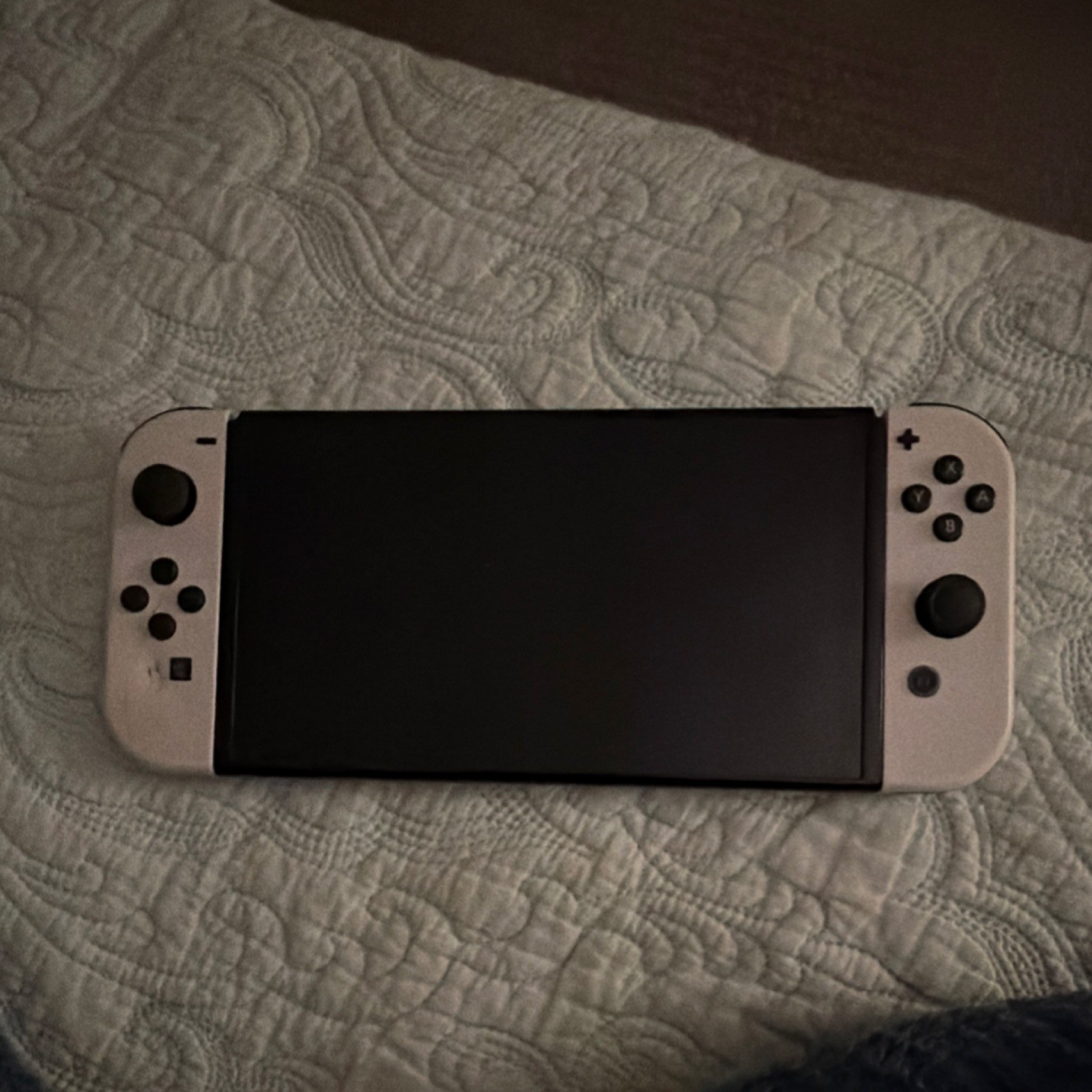 Nintendo Switch OLED White Handheld Console with Detachable Controllers