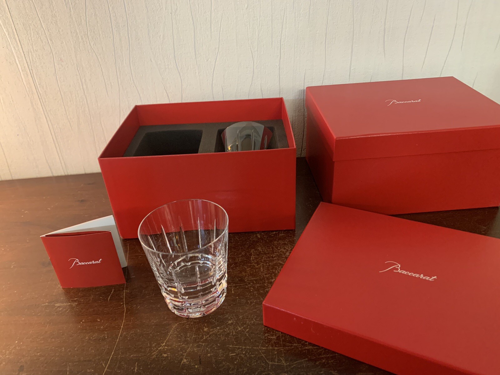 2 Sets Of 2 Arlequin Crystal Whisky By Baccarat (Price Of One Set)