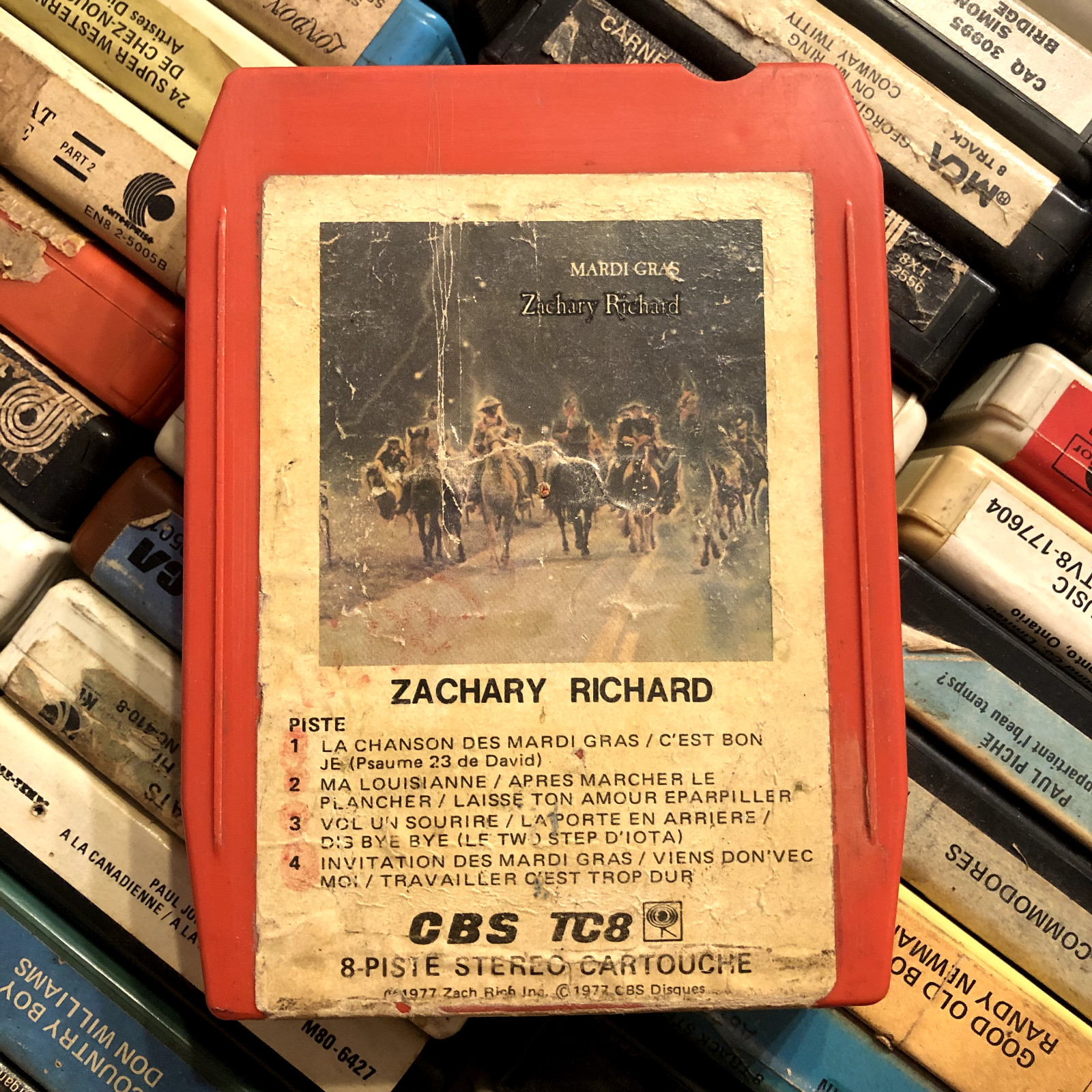 Zachary Richard 1977, 8 Track Tape