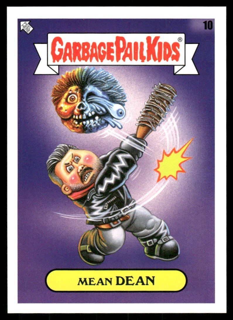 Garbage Pail Kids Mean Dean 2022 Book Worms Gross Adaptations Topps #10 Sticker