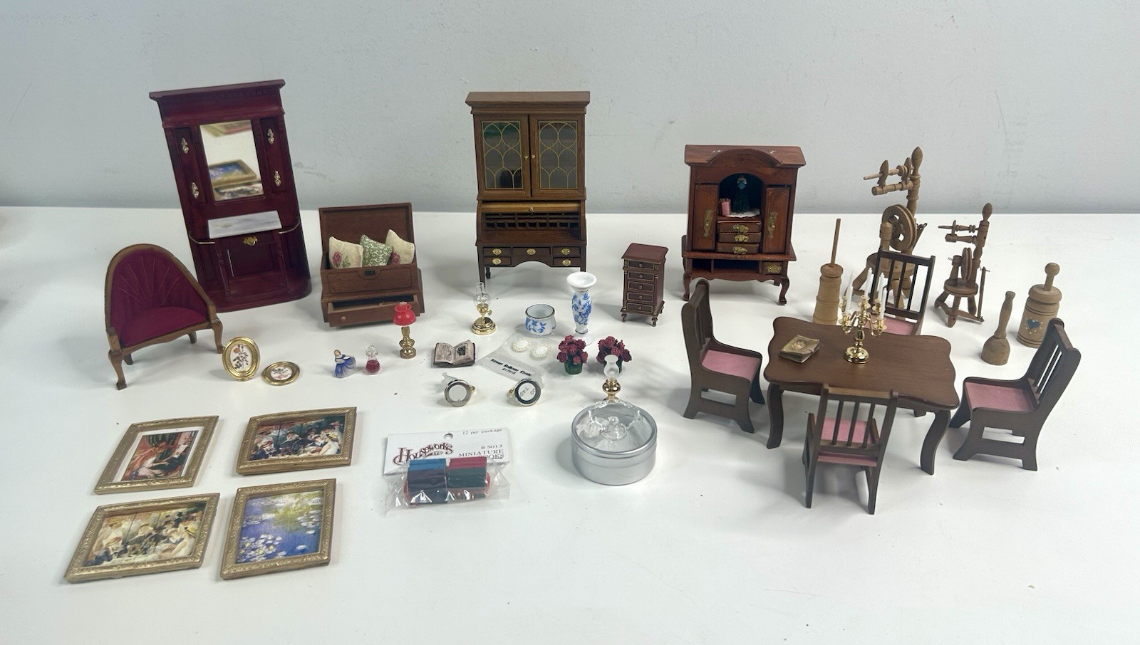 Vintage Dollhouse Miniatures 1:12 Scale Lot