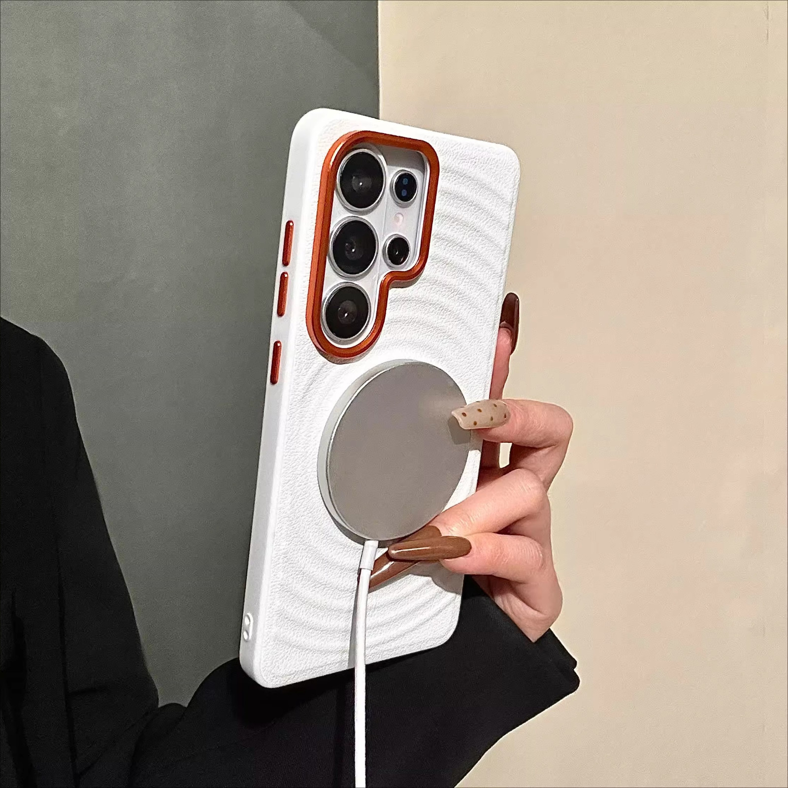 For Samsung Galaxy S26 Ultra S26+ Case Matte PC Hard Non-slip Magnetic Anti Fing