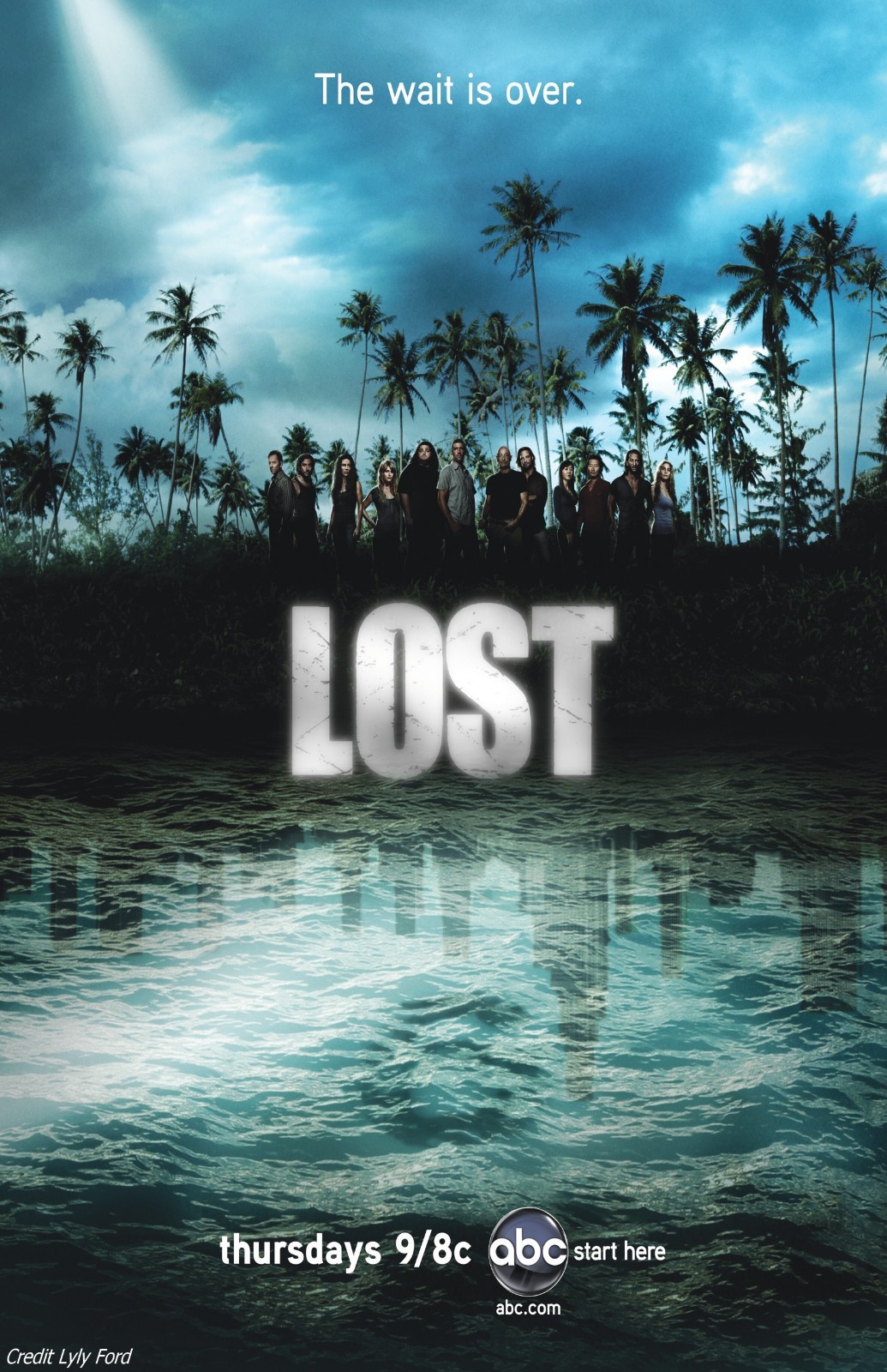 Lost poster (a)  -  11 x 17 inches - Matthew Fox, Evangeline Lilly
