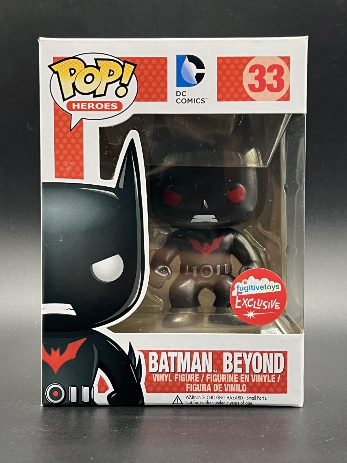 Batman Beyond Metallic Fugitive Toys Exclusive #33 Funko POP! DC Comics