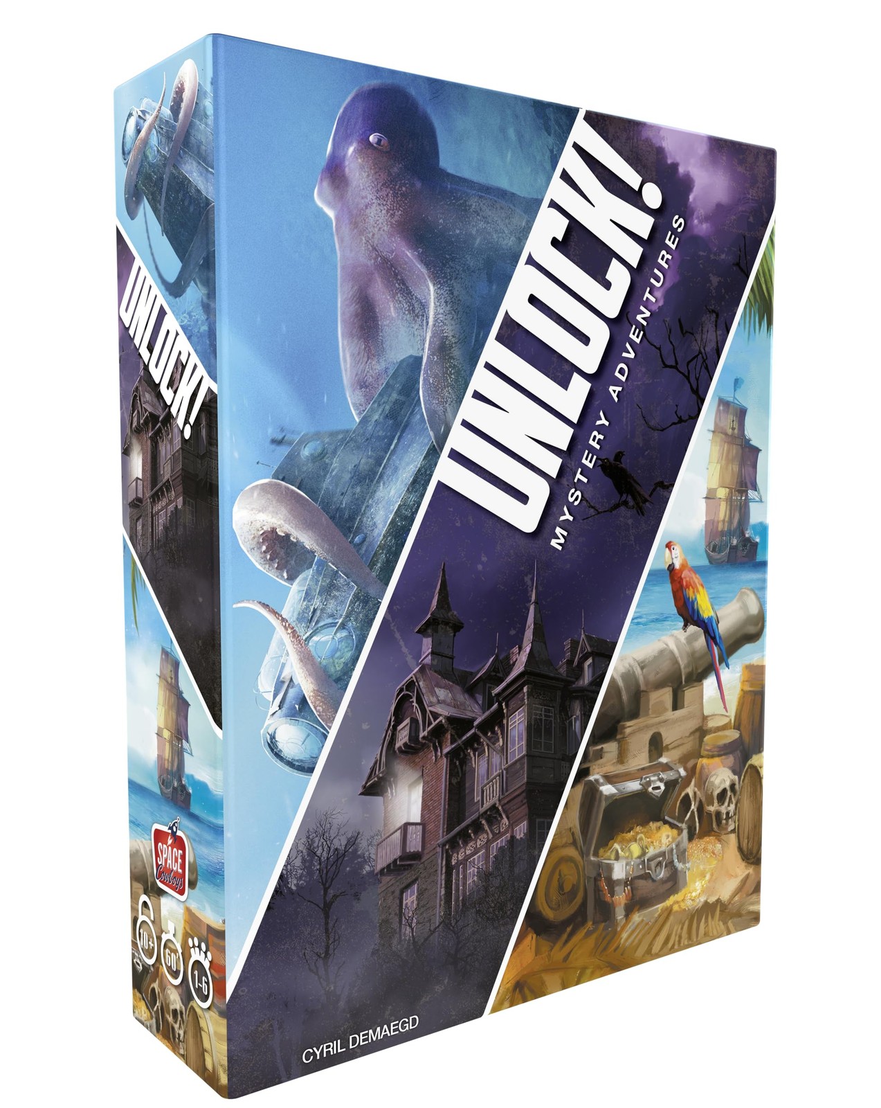 Asmodee UNLOCK! Mystery Adventures Card Game - Escape Room Cooperative