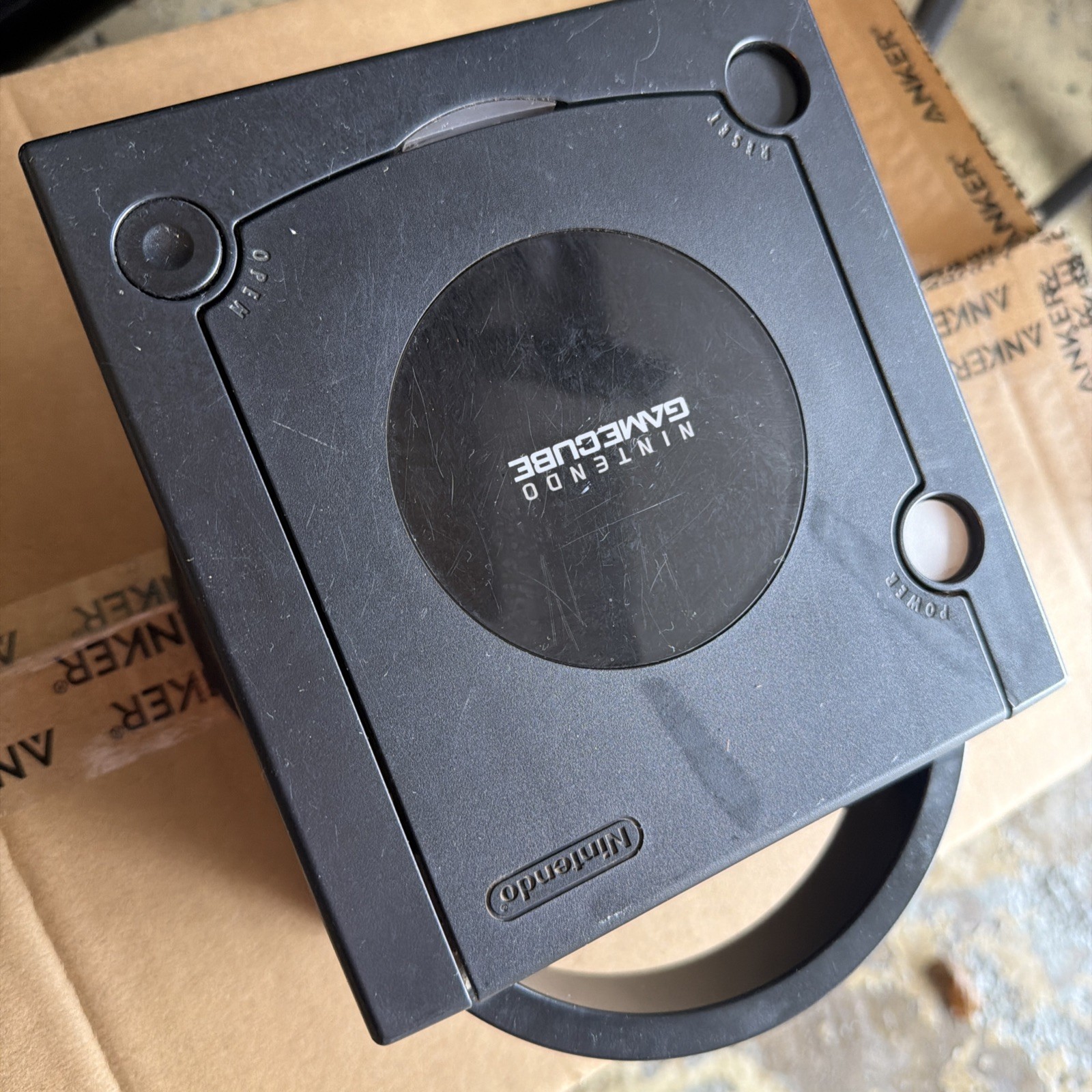 OEM Nintendo GameCube Top Shell Housing – Black– US Seller – Free Shipping #35