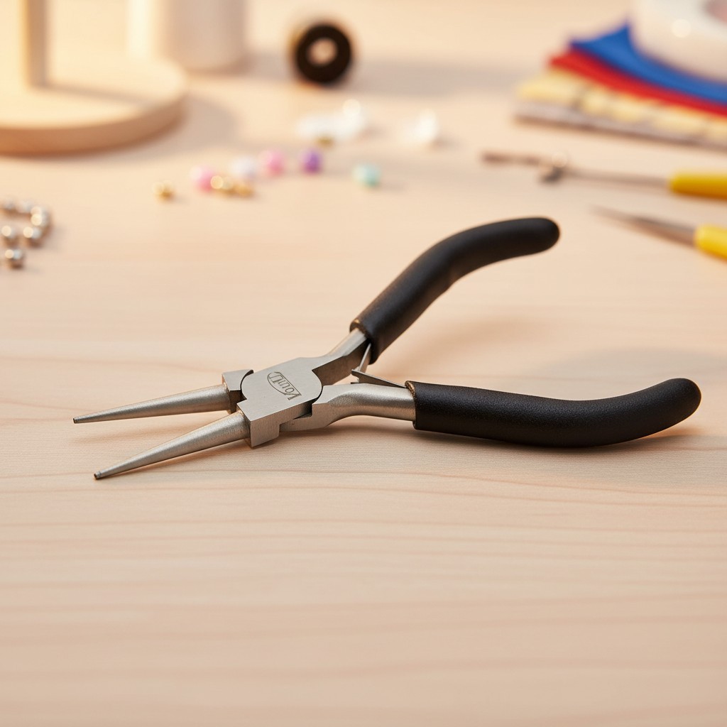 Professional Round Nose Pliers for Jewelry Crafting - 5 in, Anti-Oxidant Coated