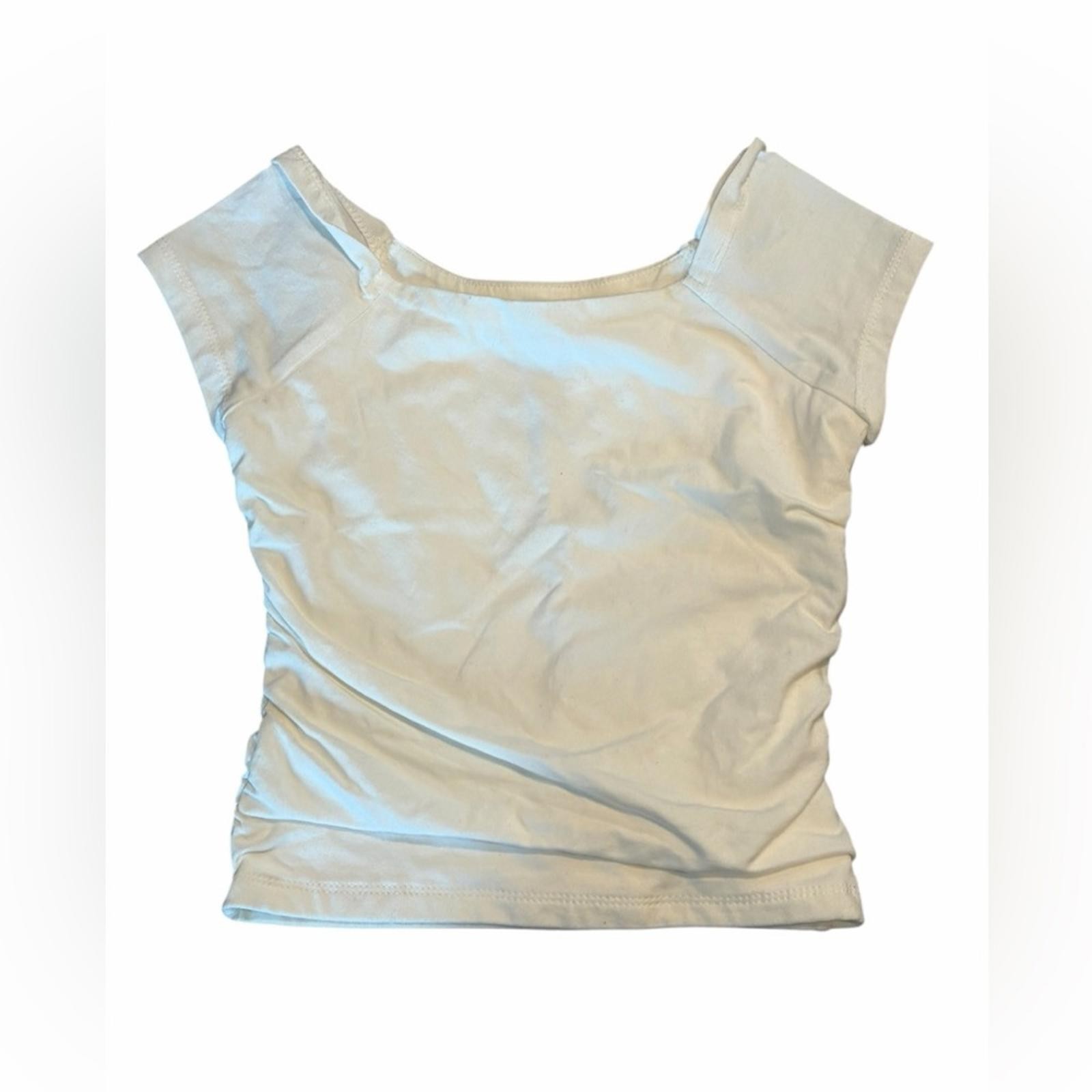 Art Class White Off Shoulder Top Girls Size S (6/7) NWT