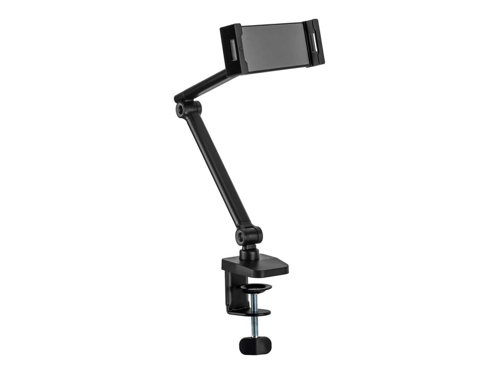 InLine Tablet Stand with Table Clamp up to 12.9" Black 55721S
