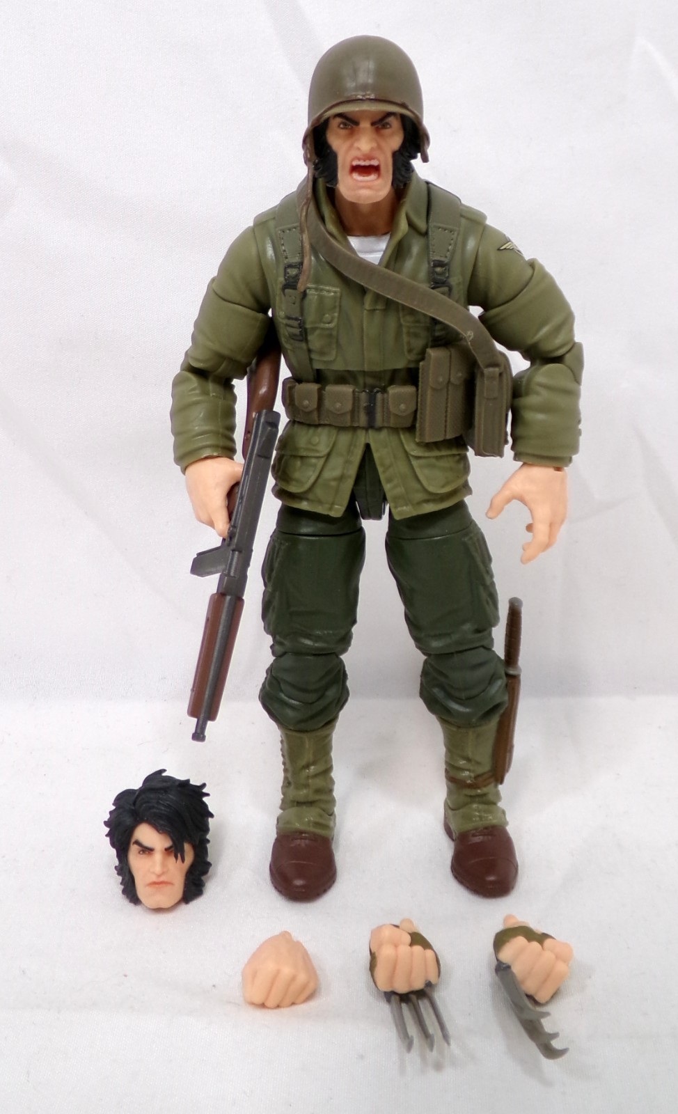 Marvel Legends Executioner Series WWII Logan Wolverine 6" Figure Hasbro Complete