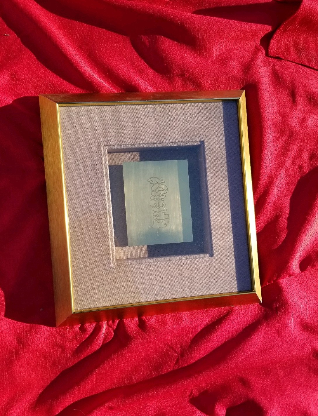 Vintage Modern Abstract Metal Relief Sculpture - Harris Strong - Listed Artist 