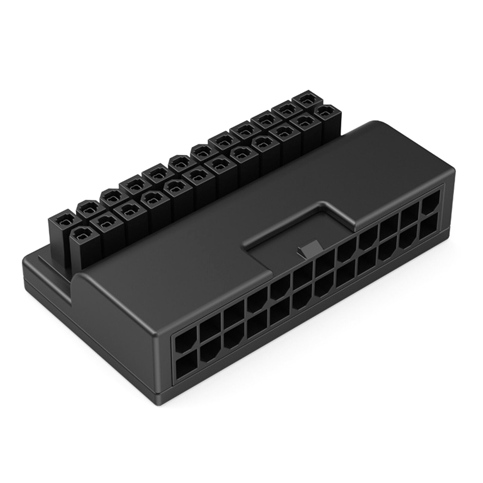 ATX 24Pin Female to Male Extension Adapter 90° Converter Power Supply Adapter