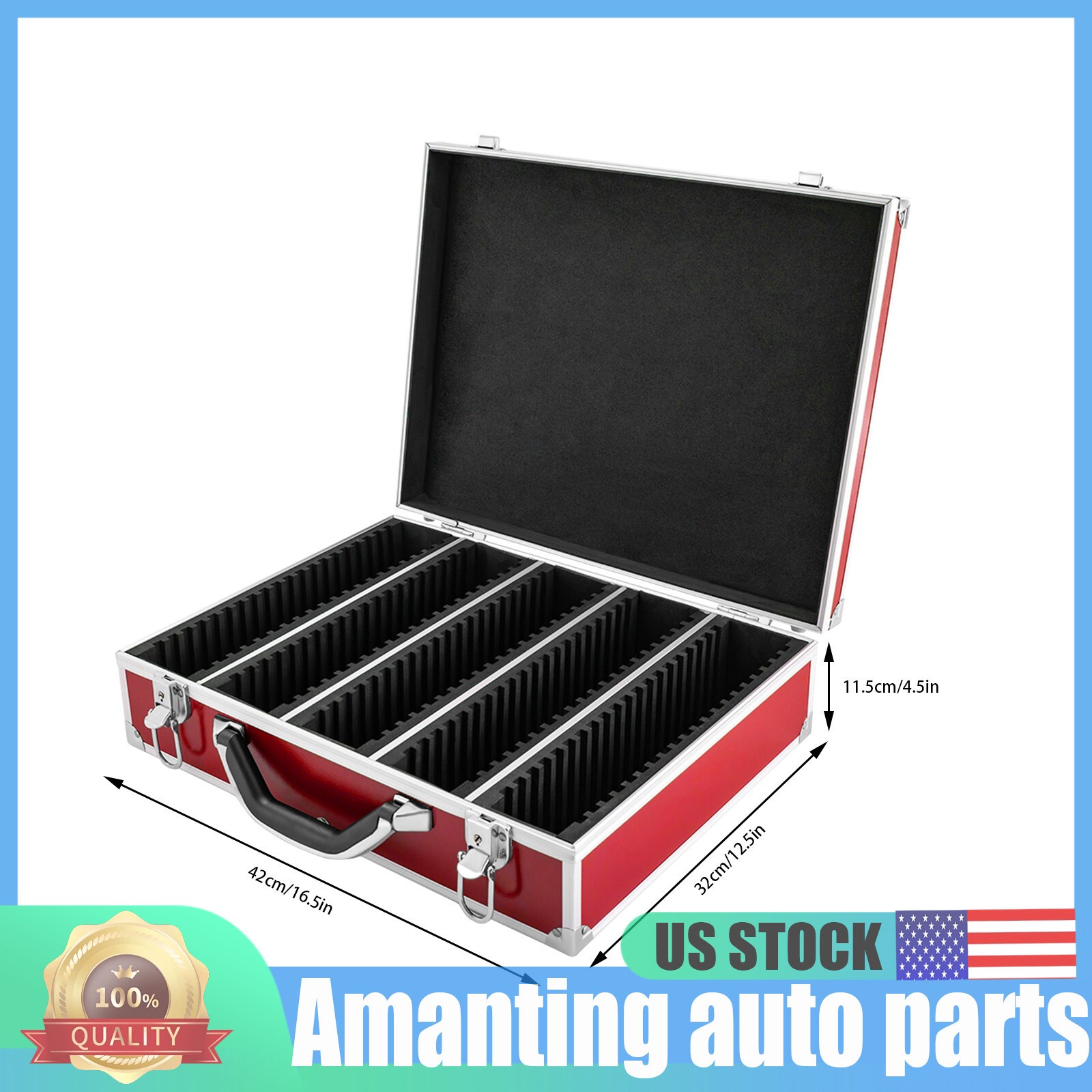 Storage & Display Box Case Holds 100 PCGS NGC ANACS Certified Coin Holders Slabs