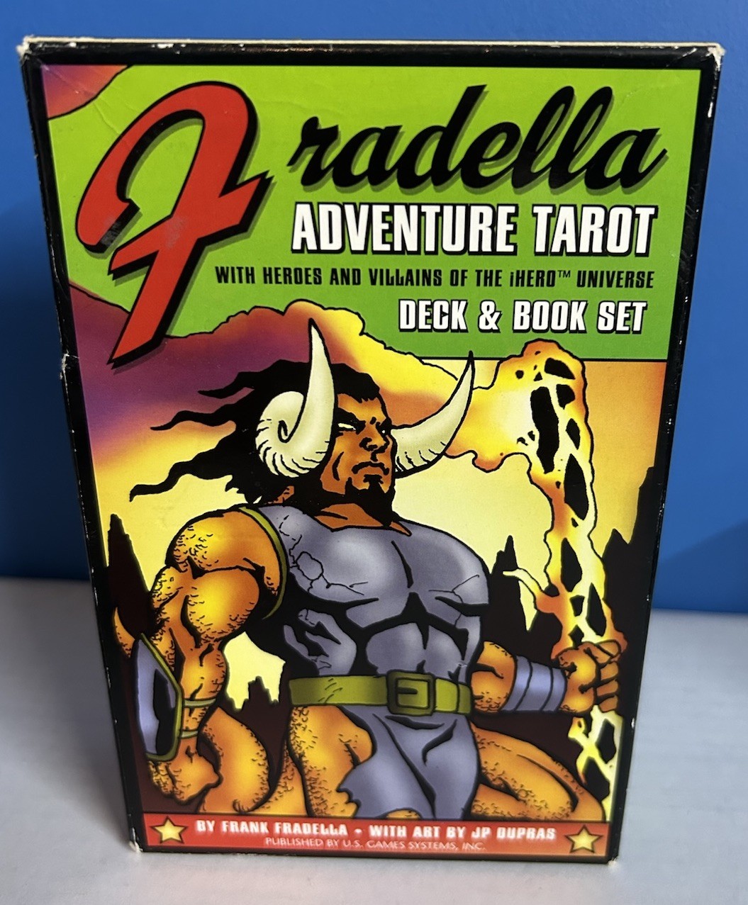 Fradella Adventure Tarot Deck & Book Set 78 Cards, Celtic Cross Spread Sheet