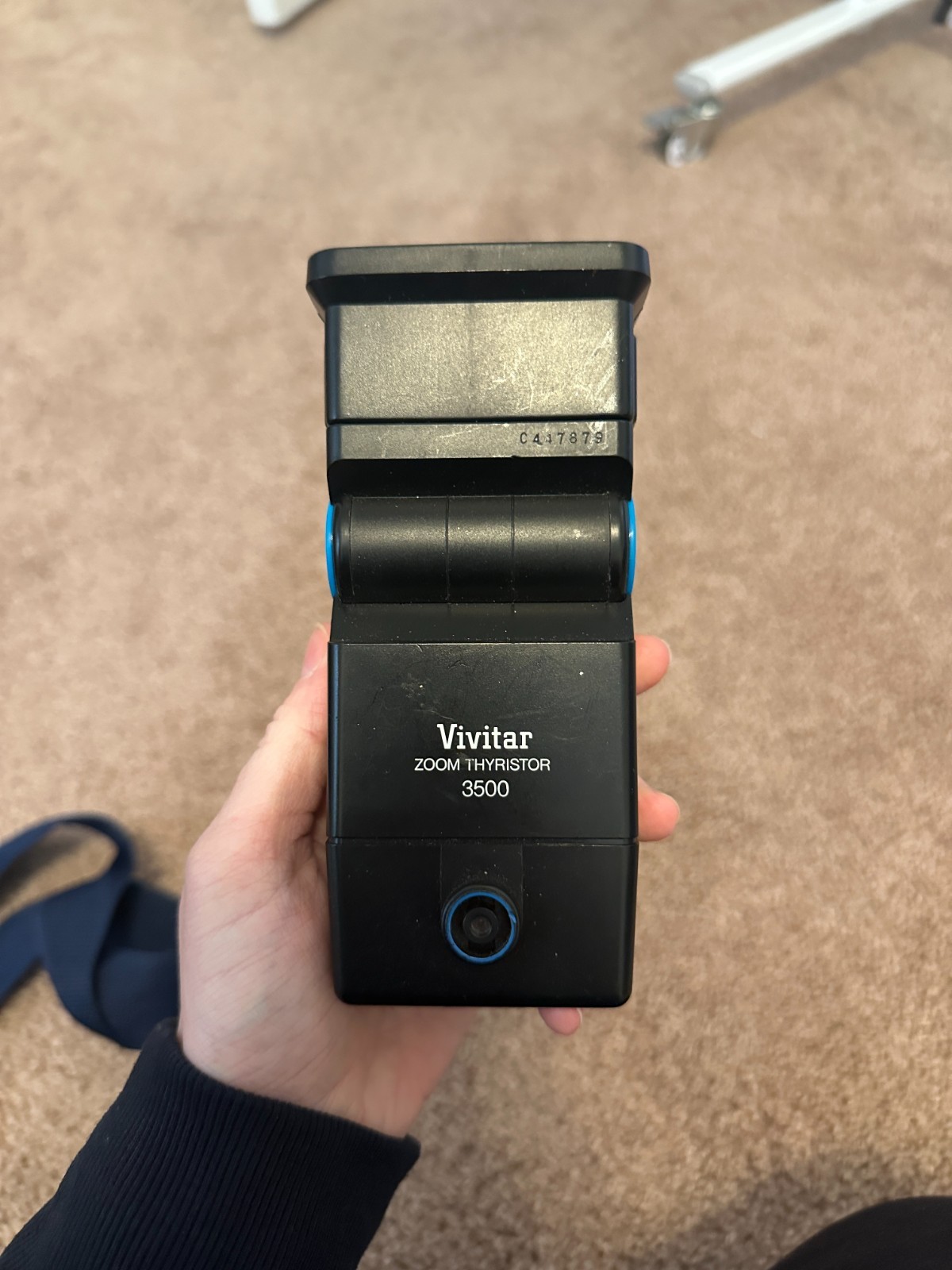 Vivitar Zoom Thyristor 3500 Flash for Film Cameras + Manual Clean