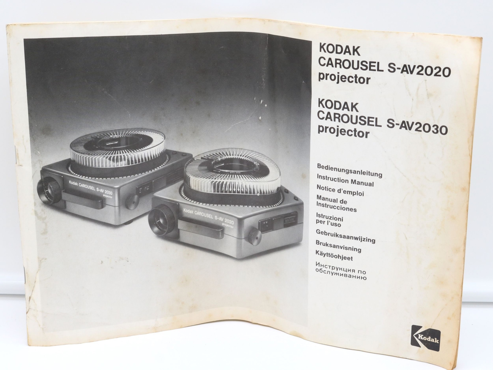 Manual Carousel S AV 2020 Projector Av 2030 Instruction