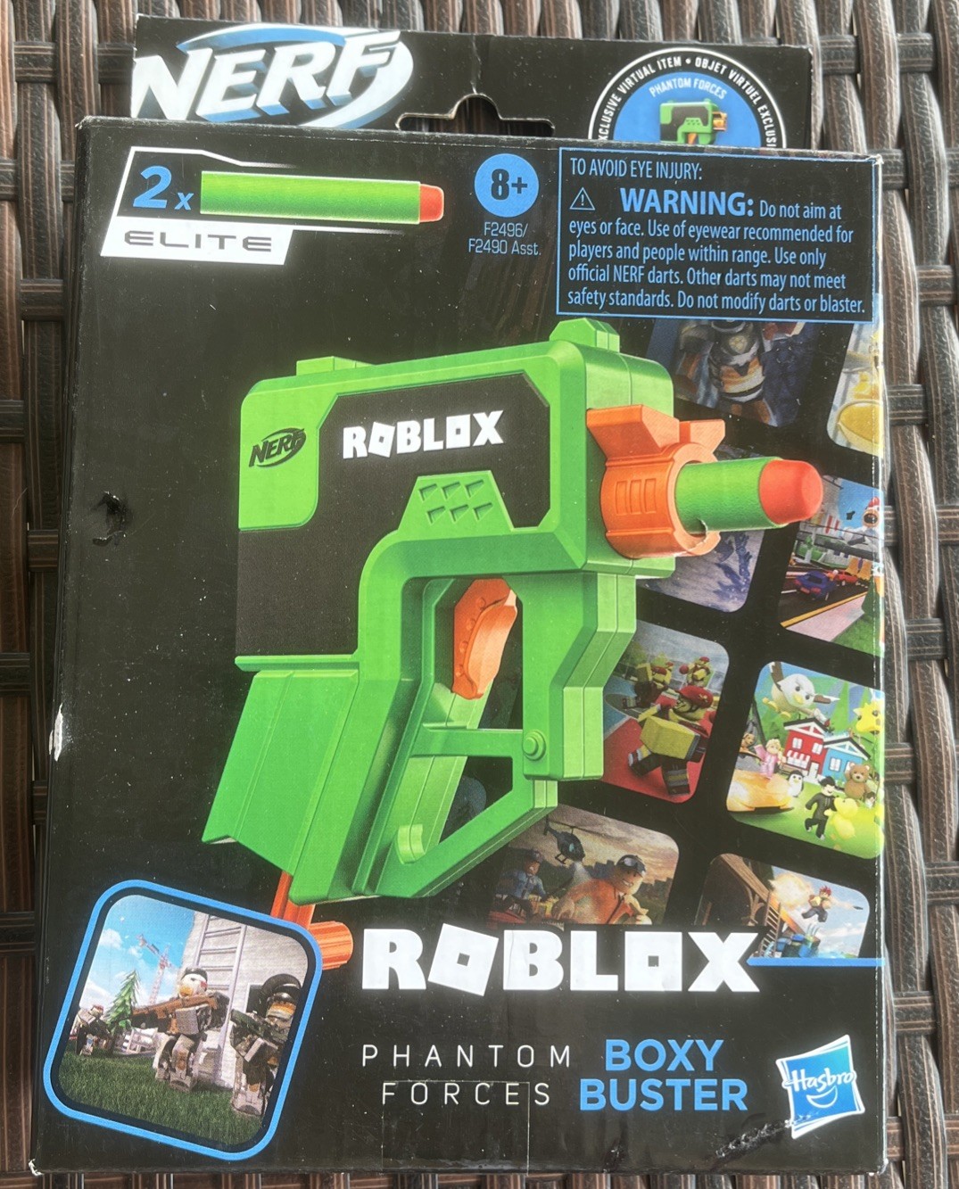 New Roblox Nerf Phantom Forces Boxy Buster Dart Gun With Virtual Item CODE