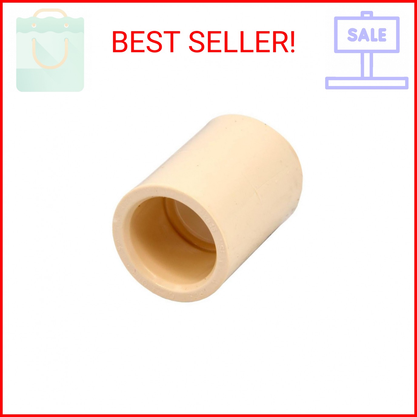 KBI 1/2 in. Slip x 1/2 in. Dia. Slip Coupling