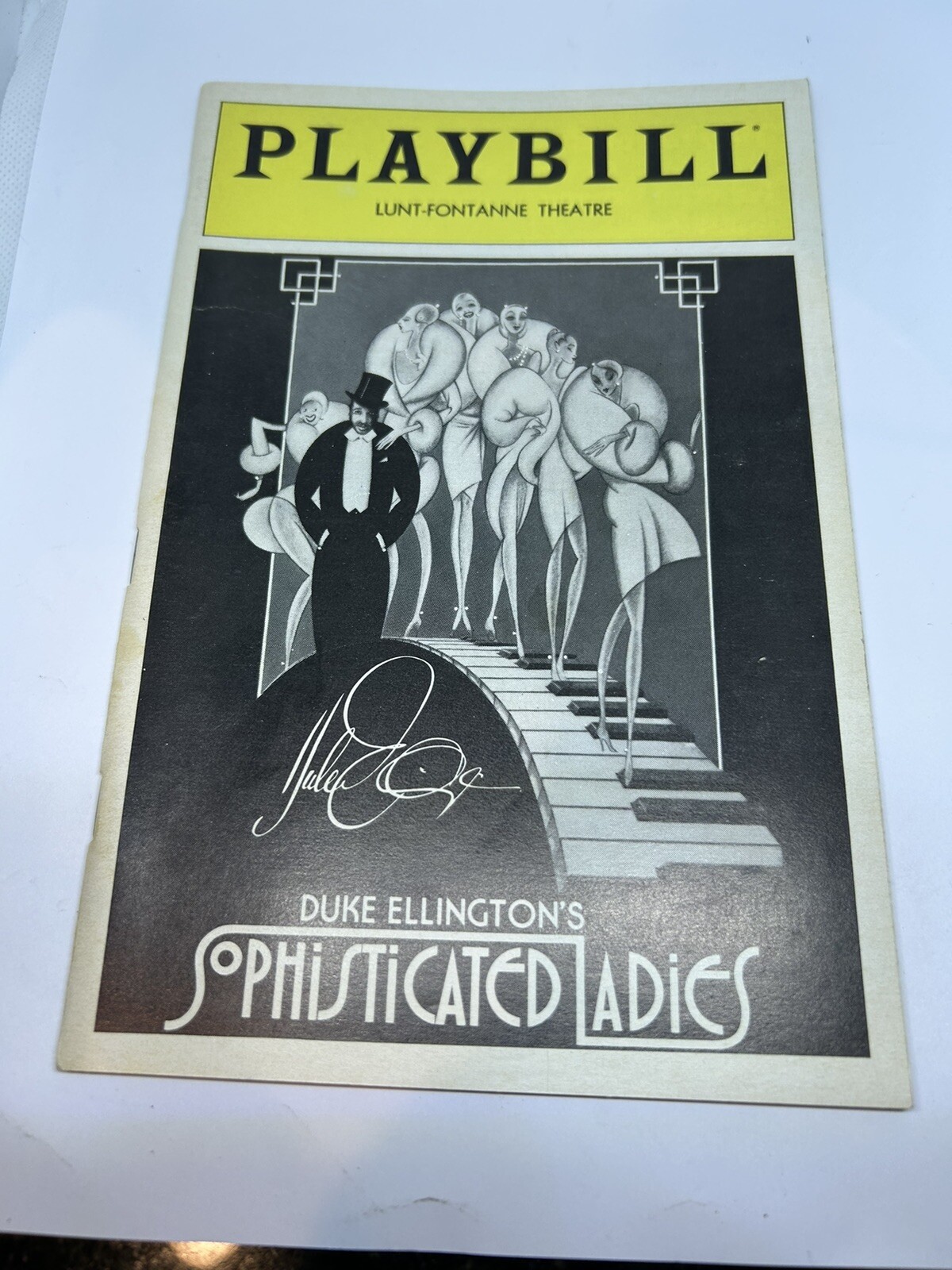 1982 Playbill Lunt-Fontanne Theatre Duke Ellington's Sophisticated Ladies