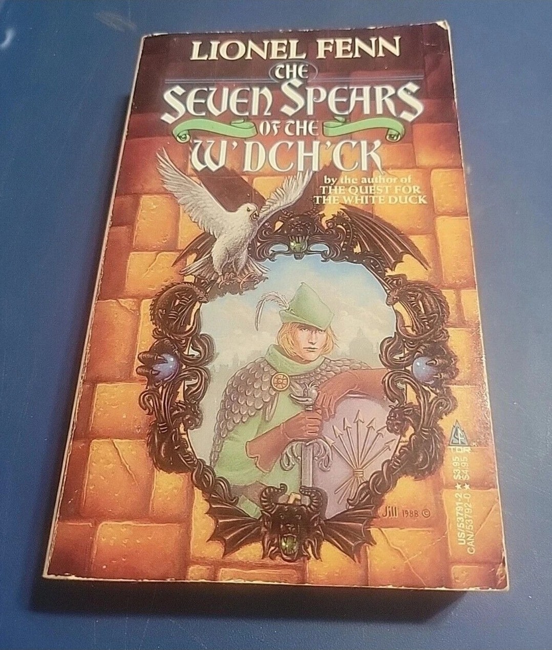 Seven Spears of the W'dch'ck Lionel Fenn Vintage Fantasy Paperback