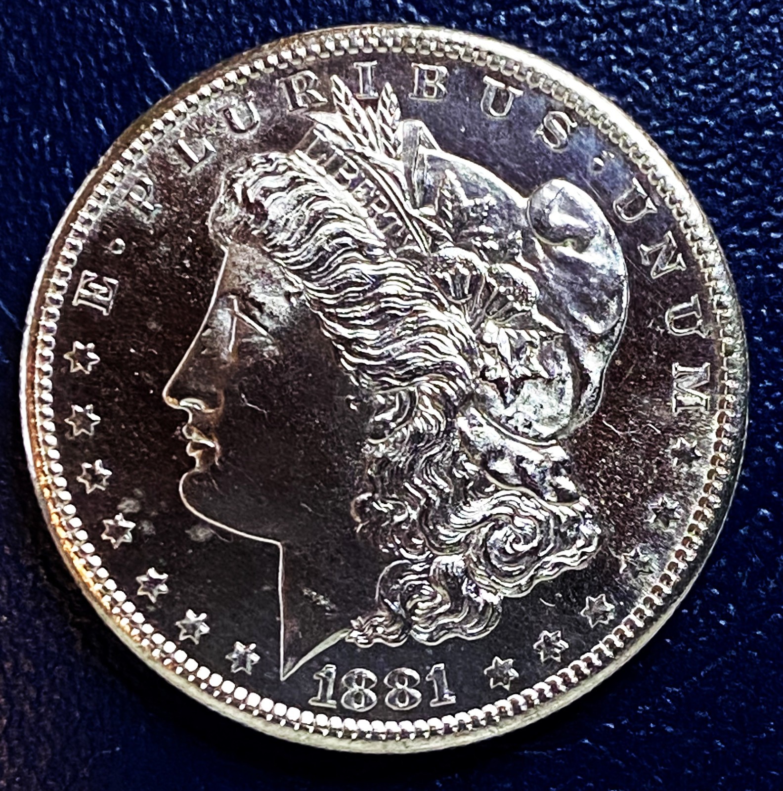 1881 S BU MS Proof Like Morgan Dollar 90% Silver 1 Brilliant Uncirculated