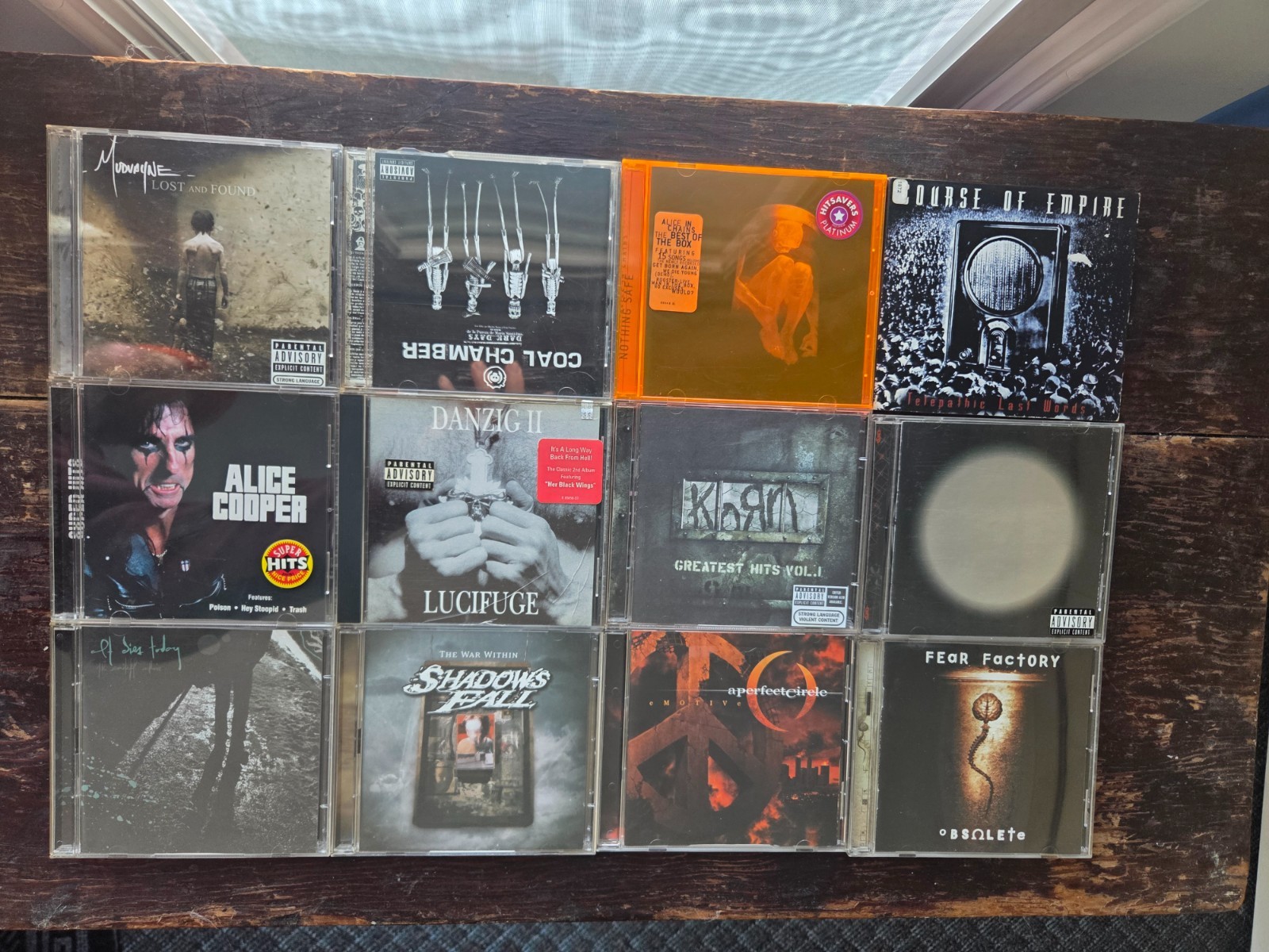 Used music cd's lot 12 count metal metalcore melodic rock goth greatest hits 