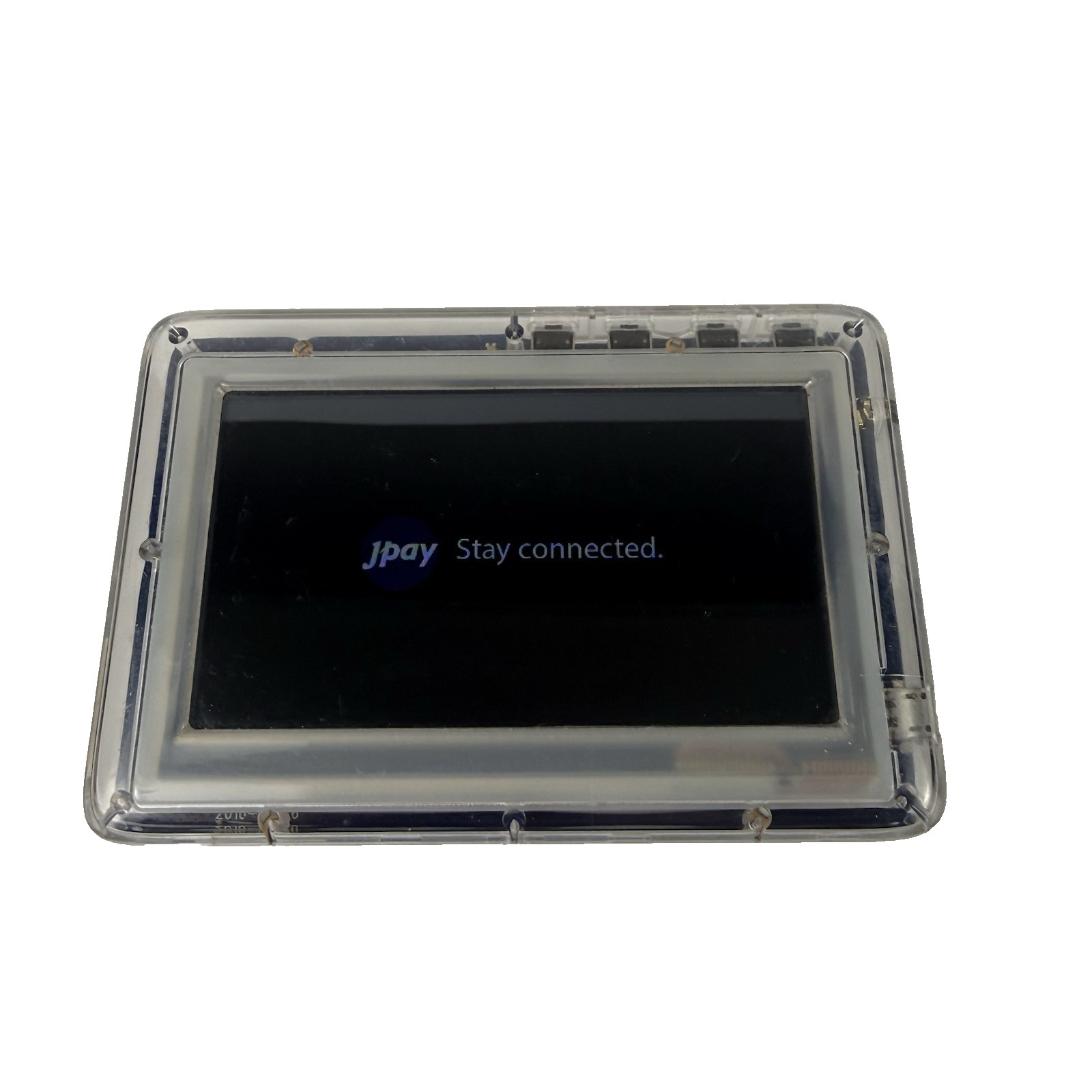 JPay JP5s See Through Jail Prison Tablet Locked Password Parts Repair Only