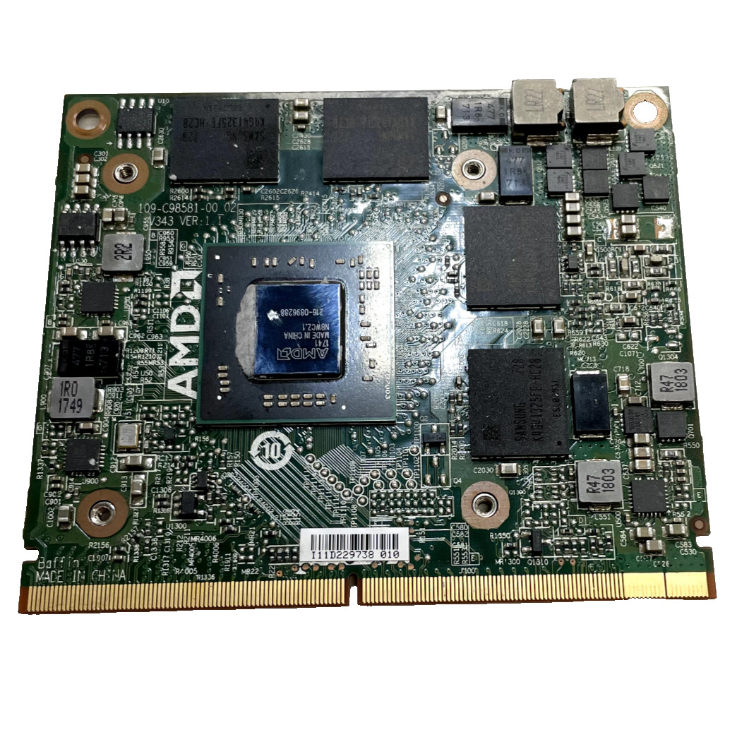 AMD Embedded GPU E9260 216-0896288 4GB Video Graphics Card MXM 3.0 Type A
