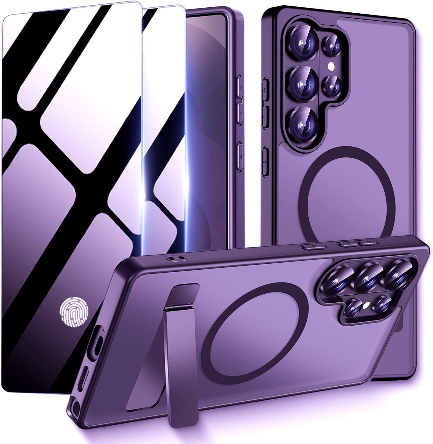 Magnetic Case for Samsung Galaxy Ultra with Privacy Screen Protector