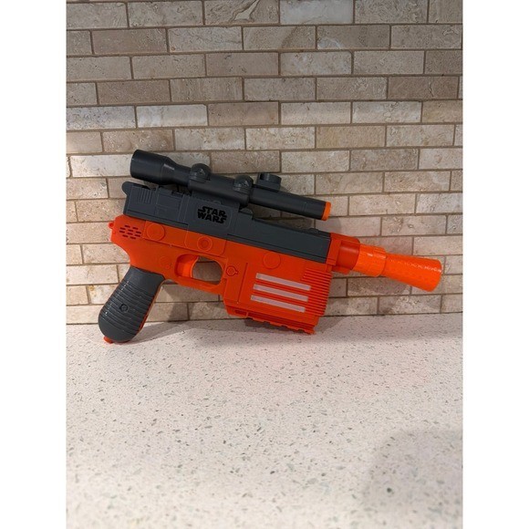 NERF Star Wars Glowstrike Han Solo Blaster Gun Hasbro Disney Lights & Sounds