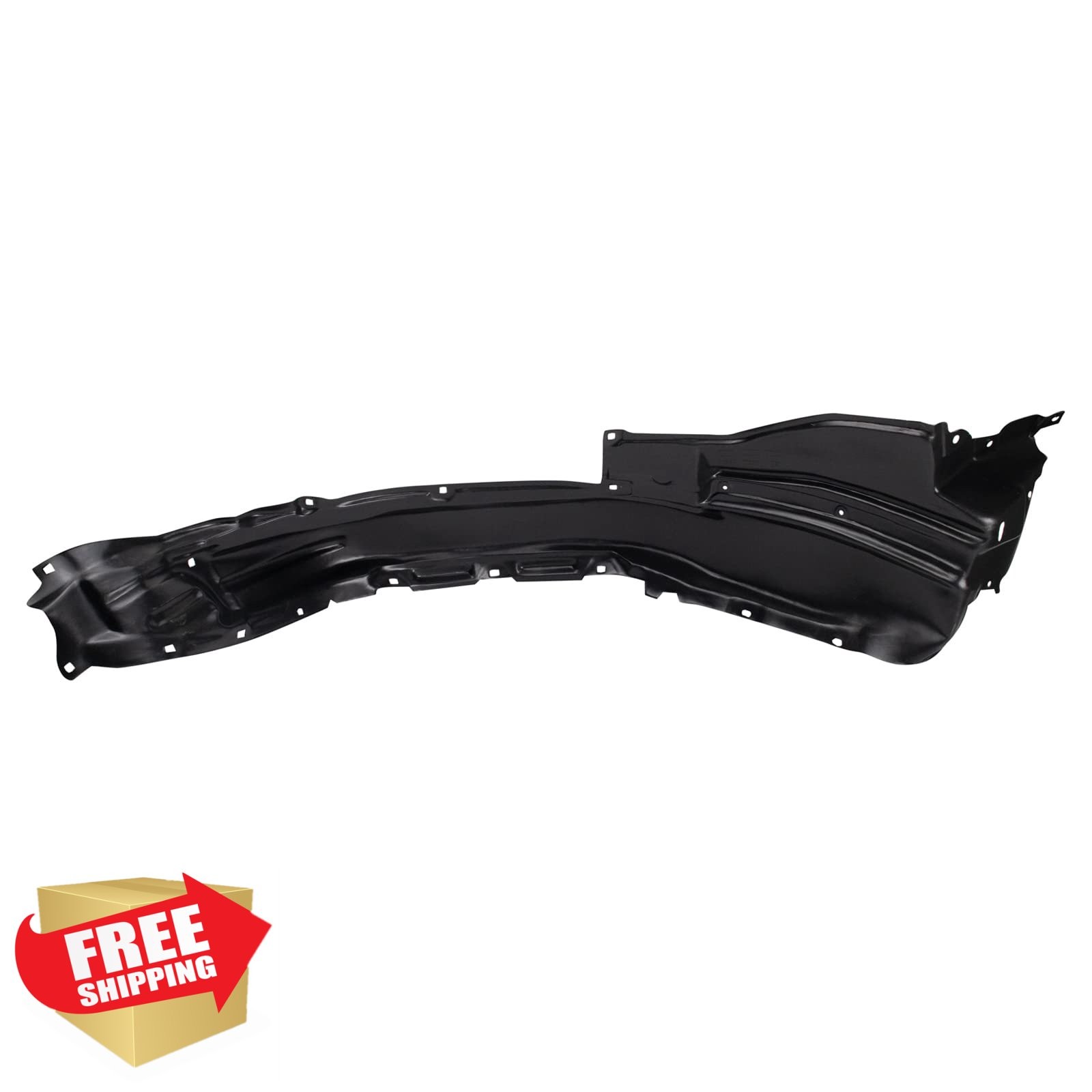 TRQ 2010-13 Toyota 4Runner Black Front Left Inner Fender