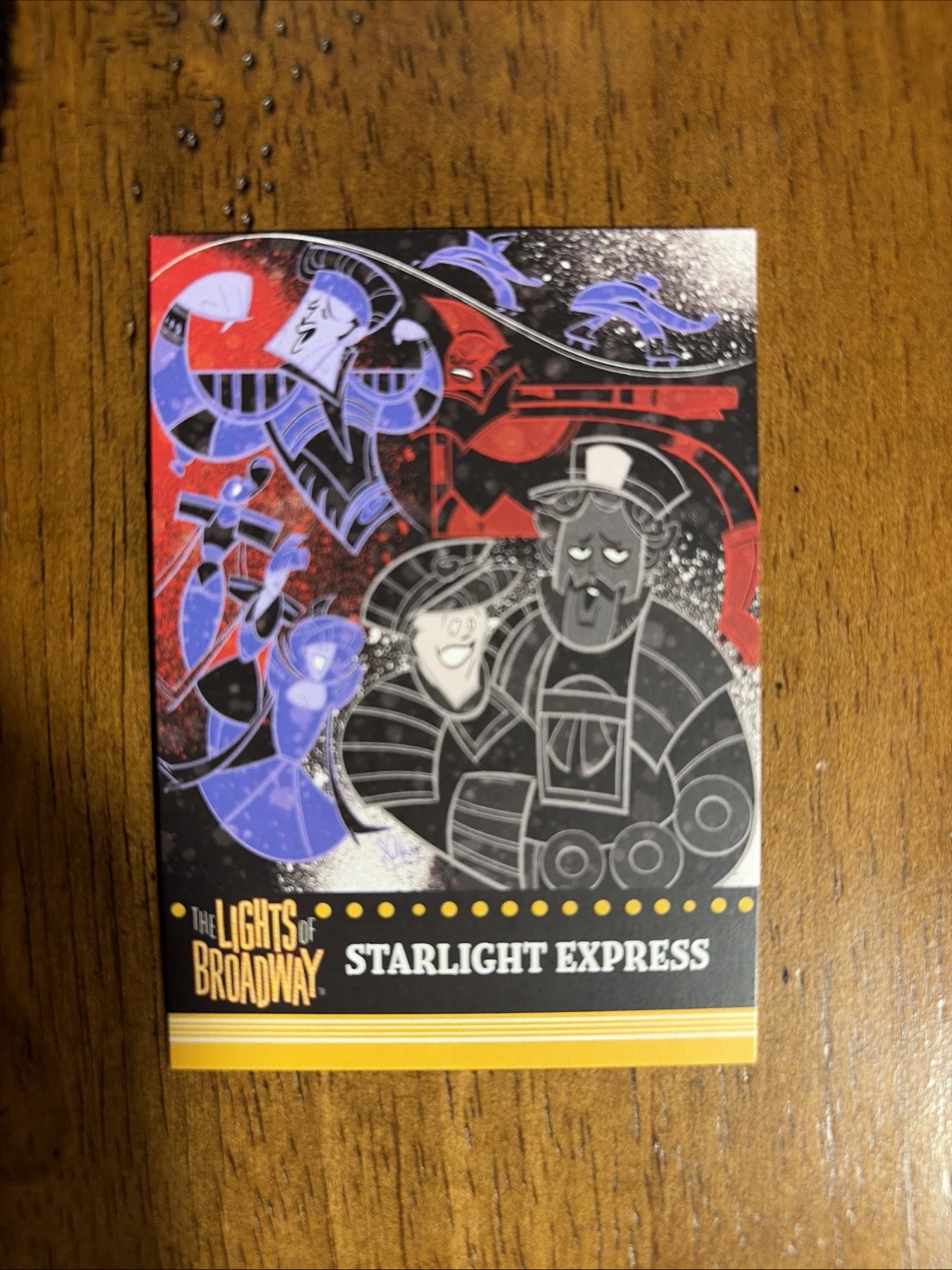 Lights of Broadway Card Starlight Express 2024 Edition 