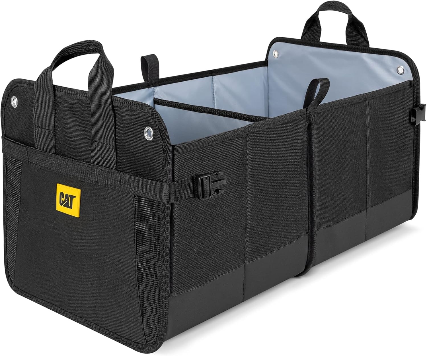 Cat® FlexTrunk Car Trunk Organizer Storage - Collapsible Dual-Compartment Autom